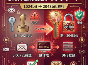 DKIMの長さを2048ビットに更新