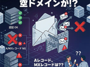 空ドメインがメールの到達性に与える影響